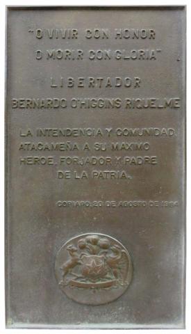 Imagen del monumento Bernardo O&#039;Higgins