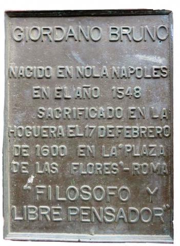 Imagen del monumento Giordano Bruno