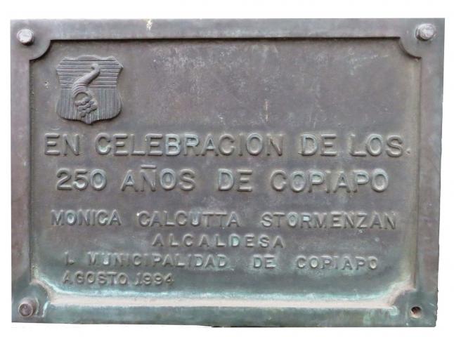 Imagen del monumento Celebración De Los 250 Años De Copiapó