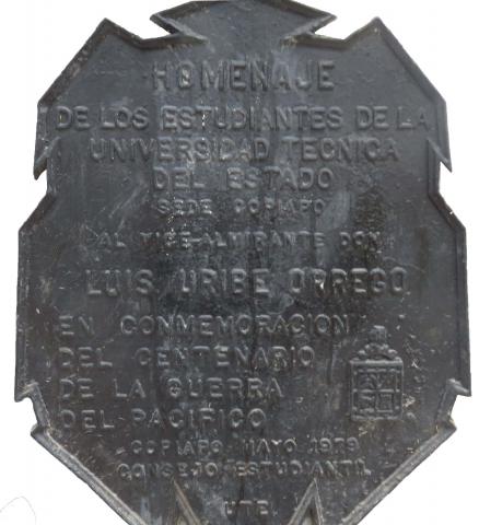 Imagen del monumento AncLa Conmemorativa Al Vice- Almirante Don Luis Uribe Orrego