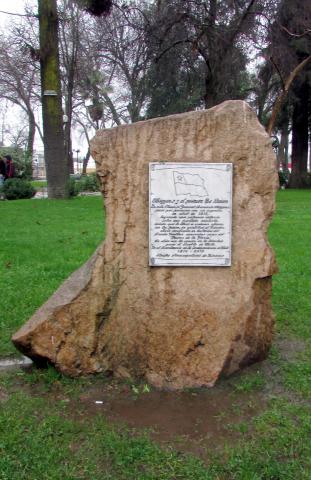 Imagen del monumento O&#039;Higgins y el Primer TeDeum