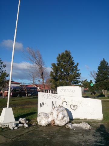 Imagen del monumento A Los Hijos De Chiloé