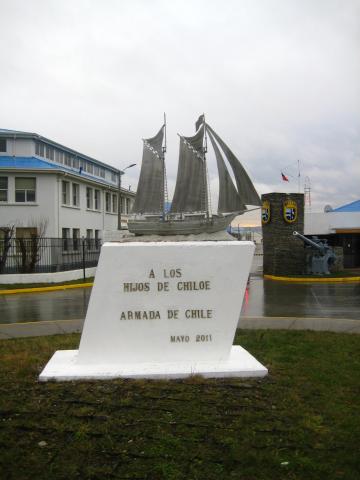 Imagen del monumento A Los Hijos De Chiloé