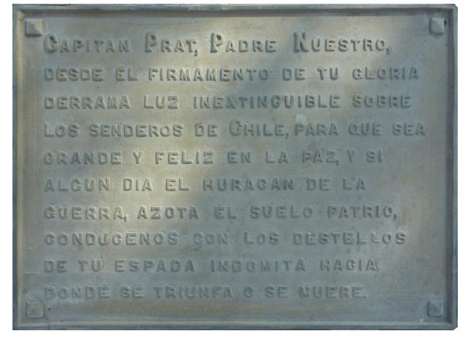 Imagen del monumento La Ciudad De Arica al Héroe De Iquique