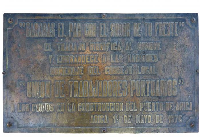 Imagen del monumento Trabajador Caído