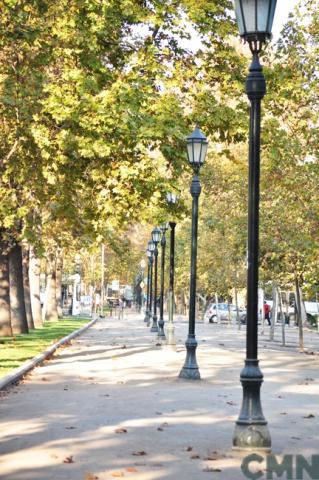 Imagen del monumento Parque Forestal y entorno que señala