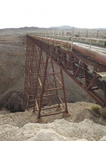 Imagen del monumento Viaducto de Conchi sobre el río Loa