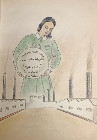 Imagen del monumento 	Colección de memorias y tesis de la Escuela de Trabajo Social de la Pontificia Universidad Católica de Chile