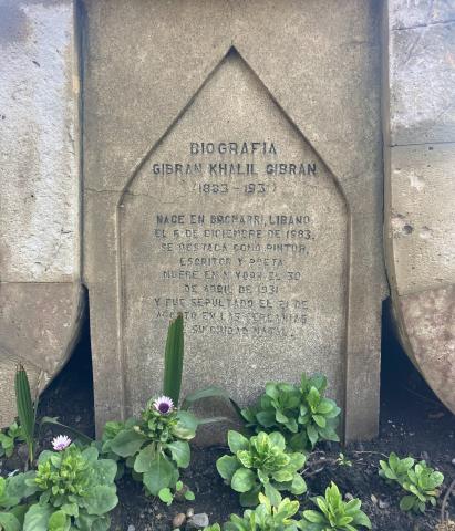 Imagen del monumento Gibran Kalil Gibran