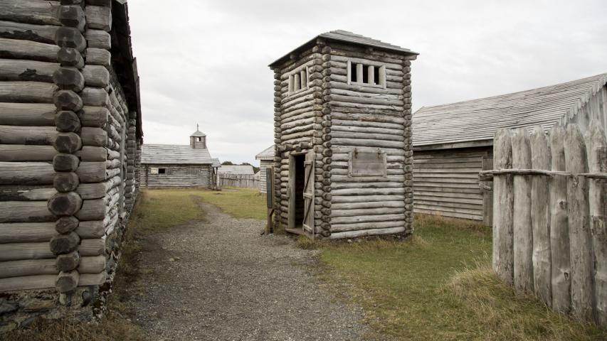 Imagen del monumento Fuerte Bulnes y toda la península denominada Punta Santa Ana