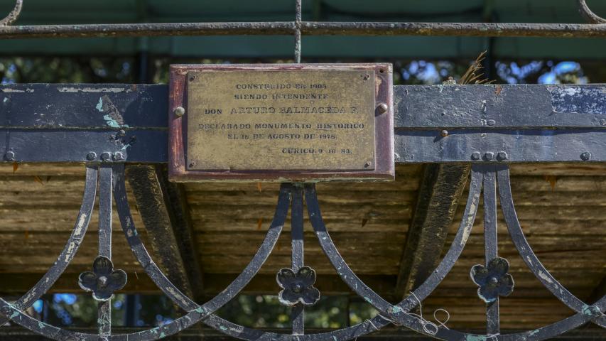 Imagen del monumento Kiosco Cívico de la Plaza de Armas de Curicó