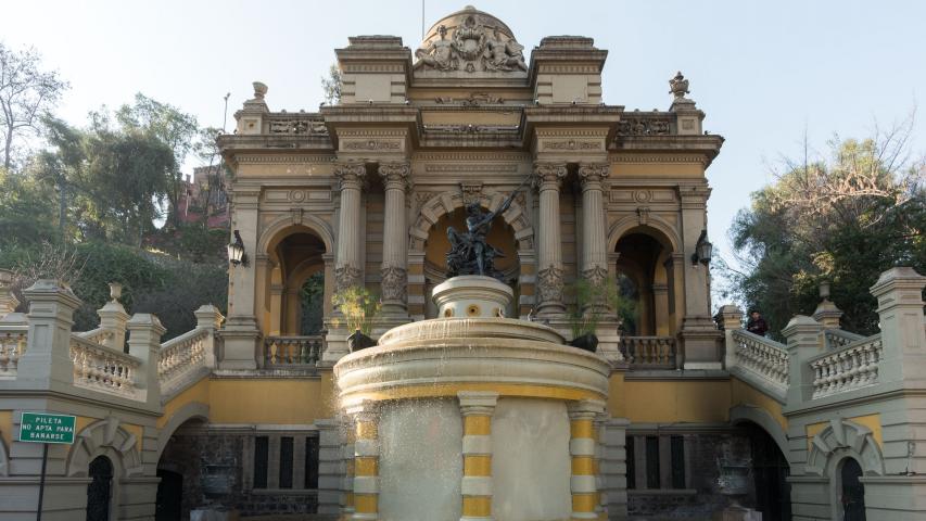 Imagen del monumento Cerro Santa Lucía de Santiago