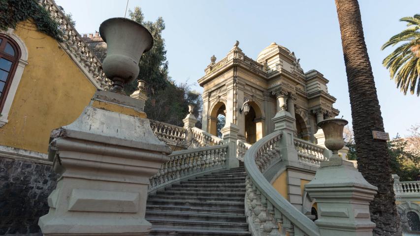 Imagen del monumento Cerro Santa Lucía de Santiago