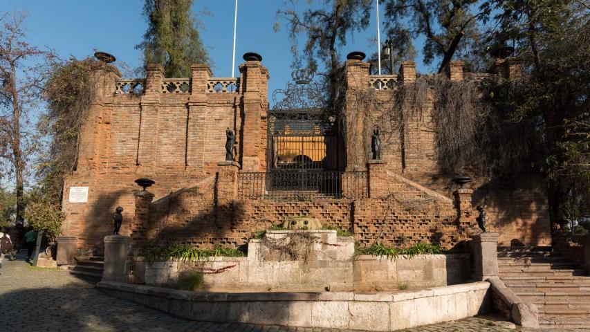 Imagen del monumento Cerro Santa Lucía de Santiago