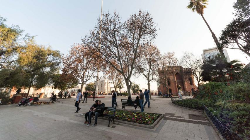 Imagen del monumento Cerro Santa Lucía de Santiago