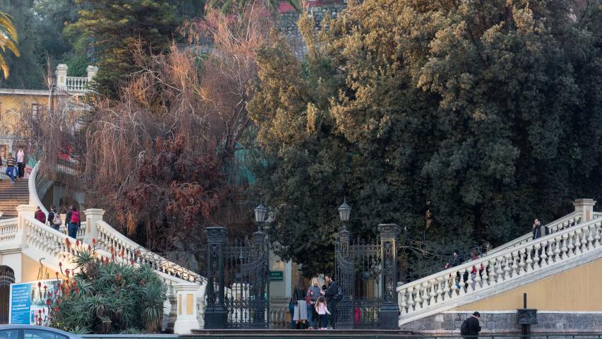 Imagen del monumento Cerro Santa Lucía de Santiago