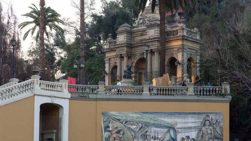 Imagen del monumento Cerro Santa Lucía de Santiago