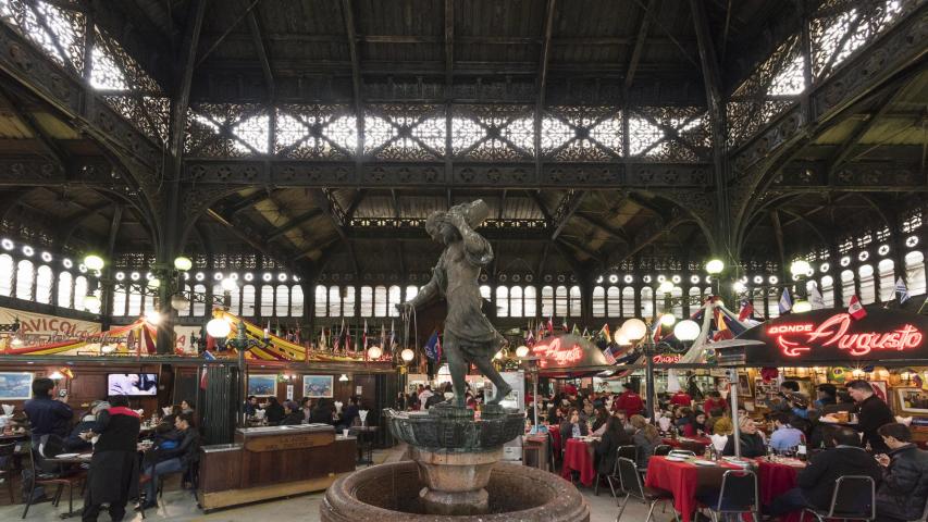 Imagen del monumento Edificio del Mercado Central de Santiago