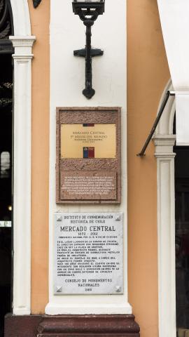 Imagen del monumento Edificio del Mercado Central de Santiago