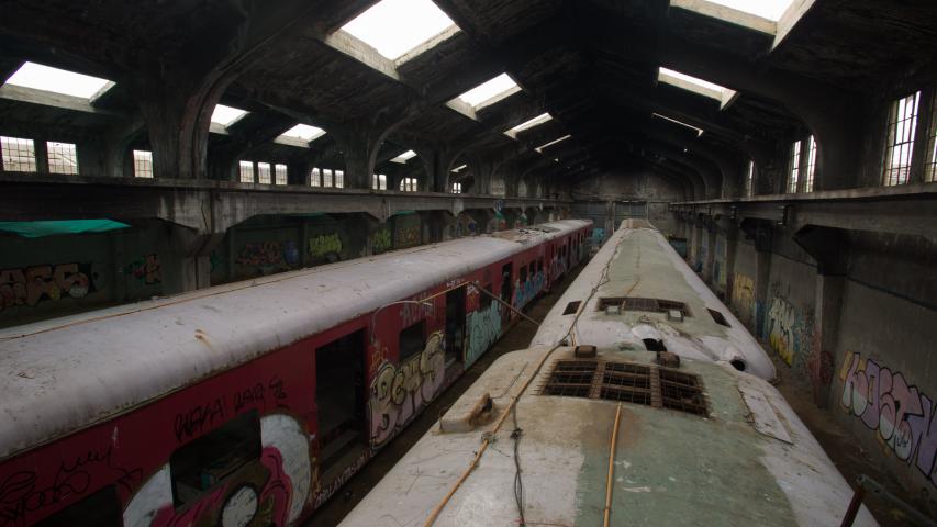 Imagen del monumento Viejos galpones de la maestranza y antigua tornamesa del ferrocarril