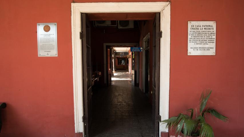 Imagen del monumento Casa Consistorial de Conchalí. Ex casa patronal de la Chacra Lo Negrete