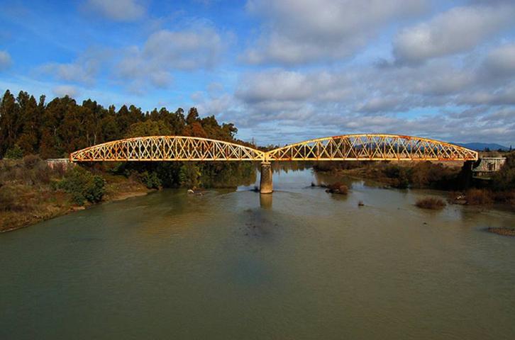 Imagen del monumento Puente ferroviario de Perquilauquén