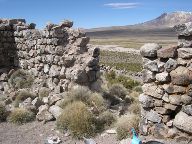 Imagen del monumento Tambo de Chungará