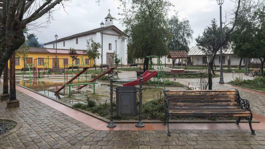 Imagen del monumento Radio urbano con sus límites actuales del Pueblo de Nirivilo