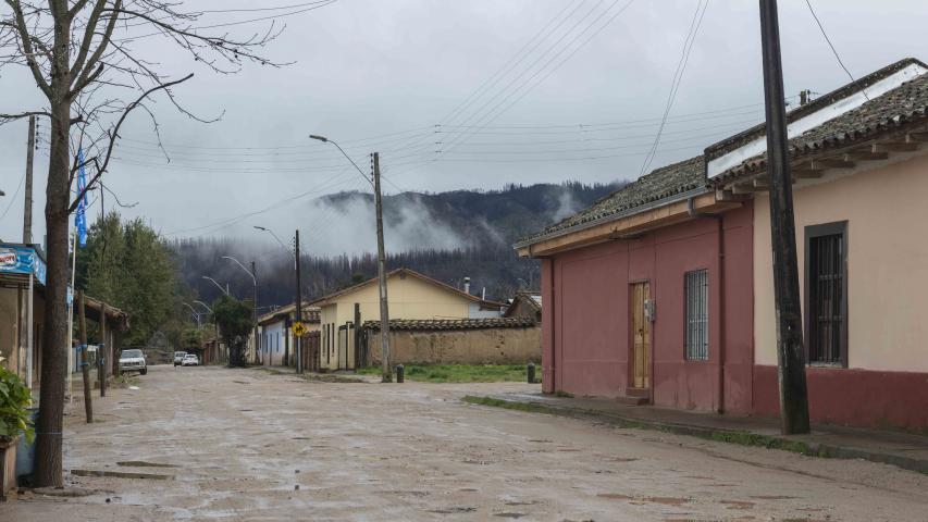 Imagen del monumento Radio urbano con sus límites actuales del Pueblo de Nirivilo