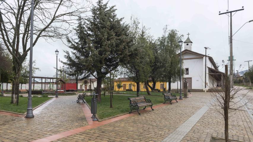 Imagen del monumento Radio urbano con sus límites actuales del Pueblo de Nirivilo