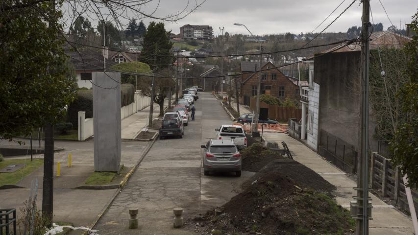 Imagen del monumento Sector que indica de la ciudad de Puerto Varas