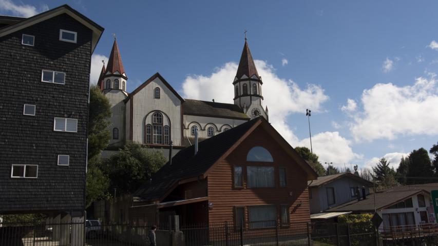 Imagen del monumento Sector que indica de la ciudad de Puerto Varas