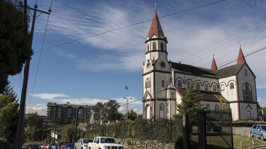 Imagen del monumento Sector que indica de la ciudad de Puerto Varas