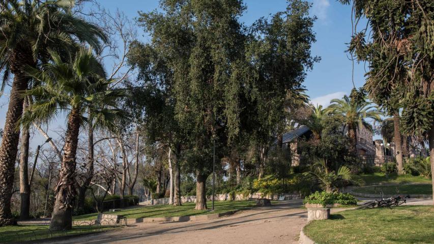 Imagen del monumento Entorno del Mural obra de María Martner y de Juan O´Gorman del Balneario Tupahue