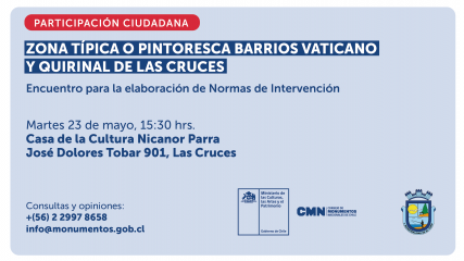 Imagen de 3° ENCUENTRO DE PARTICIPACIÓN DE CIUDADANA NORMAS DE INTERVENCIÓN  BARRIOS VATICANO Y QUIRINAL, LAS CRUCES