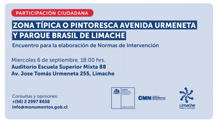 Imagen de Encuentro de Participación Ciudadana Normas de Intervención Avenida Urmeneta y el Parque Brasil de Limache