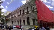 Imagen de Verifican avance en recuperación de fachada del edificio El Mercurio y nueva obra en su interior