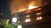 Imagen de Incendio consumió edificio Dibam que estaba siendo refaccionado