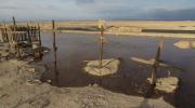 Imagen de Intervención del CMN por grave inundación en cementerio de Negreiros por filtración en planta de yodo en Huara.