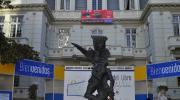 Imagen del monumento Edificio de Avenida Libertad 250, entre calles 3 y 4 Norte, incluido el parque que lo circunda