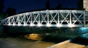 Imagen del monumento Cuatro puentes metálicos sobre el río Mapocho