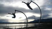 Imagen del monumento Amores de viento en Natales