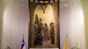 Imagen del monumento Mural pintado por Pedro Lira