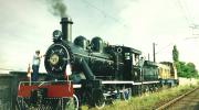 Imagen del monumento Locomotora a vapor N° 607 tipo 57 y su Tender